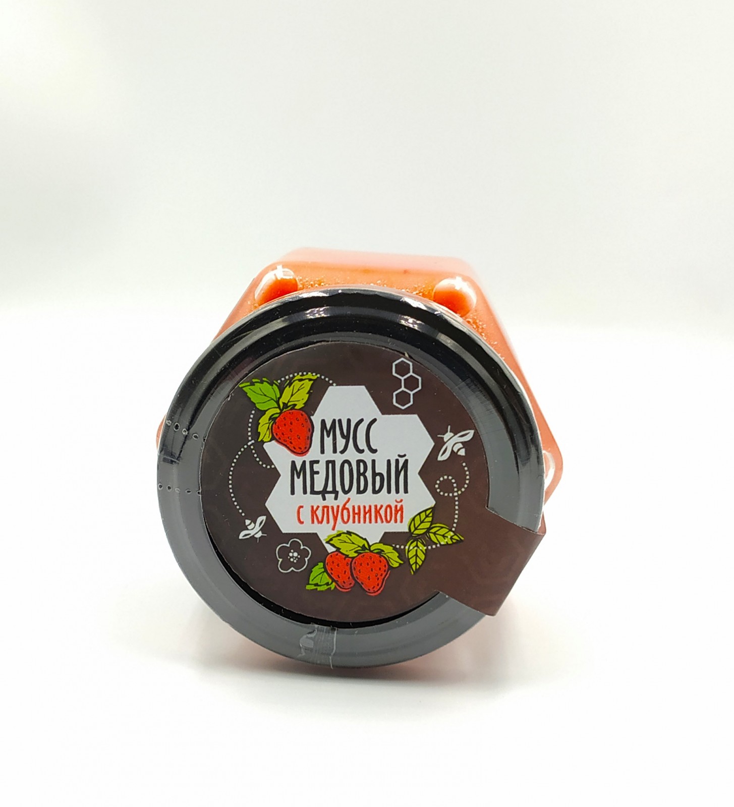 Медовый мусс с клубникой, 150г - Добрые традиции